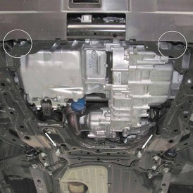 Unterfahrschutz Motor und Getriebe 2.5mm Stahl Honda CRV 2013 bis 2016 4.jpg